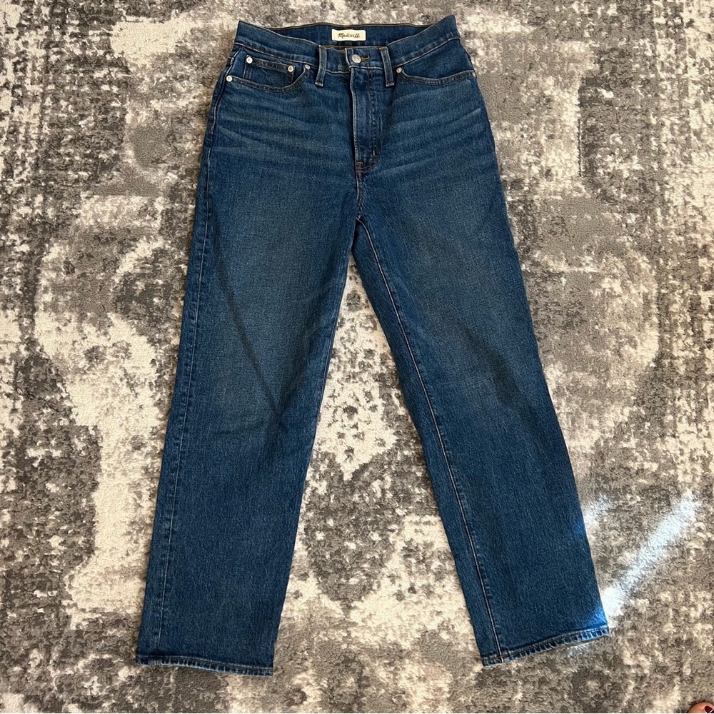 MADEWELL The Perfect Vintage Straight Jeans